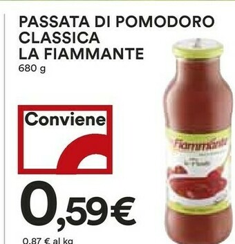 Coop Fiammante Passata di pomodoro offerta