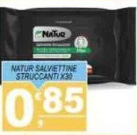 Natur Salviettine struccanti x30