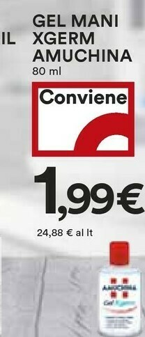 Coop Amuchina Cura del corpo offerta