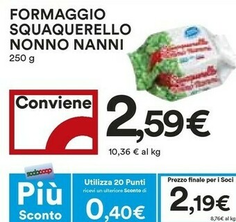 Coop Nonno Nanni Formaggio offerta