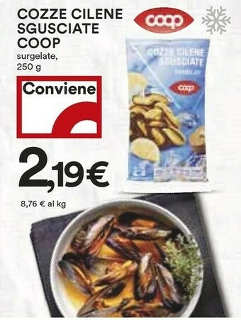 Coop Cozze offerta