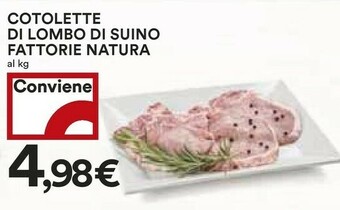 Coop Fattorie Natura Bistecche di maiale offerta