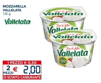 Esselunga Vallelata Mozzarella 125 g offerta