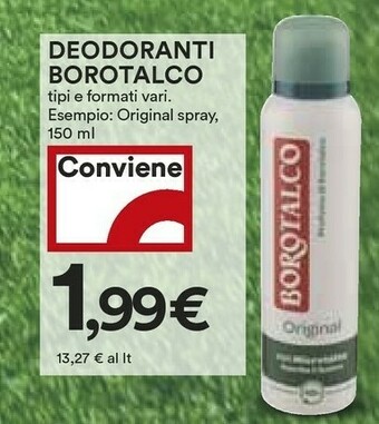 Coop Borotalco Deodorante offerta