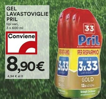 Coop Pril Detersivo lavastoviglie offerta