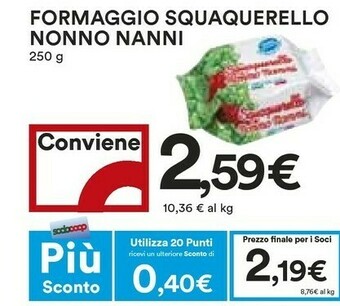 Coop Nonno Nanni Formaggio offerta