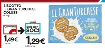 Coop Colussi Biscotti offerta