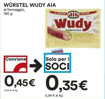Coop Aia Wurstel offerta