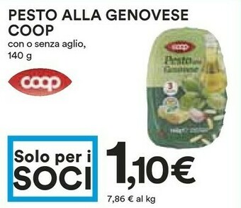 Coop Pesto offerta