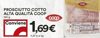 Coop Prosciutto cotto offerta