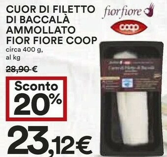 Coop Baccalà offerta