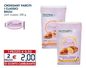 Esselunga Bauli croissant farciti i classica 6 pezzi, 300 g offerta