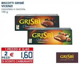 Esselunga Grisbì Vicenzi biscotti 150 g offerta