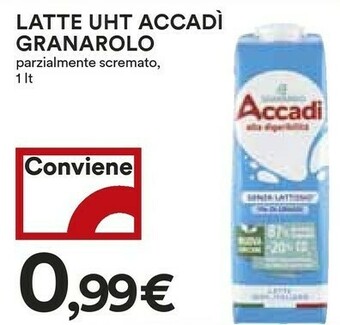 Coop Accadì Latte Granarolo offerta