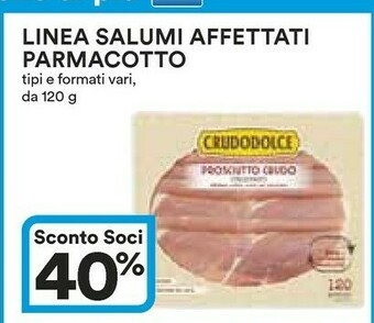Coop Parmacotto Parmacotto Linea Salumi Affettati offerta