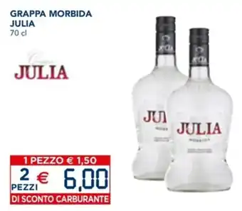 Esselunga Julia Grappa Morbida 70 cl offerta