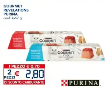 Esselunga Purina Gourmet revelations 4x57 g offerta