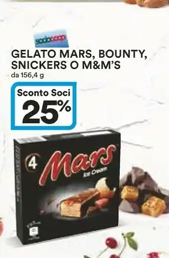 Coop Gelato Mars / Bounty / Snickers O M&m's 156,4 G offerta