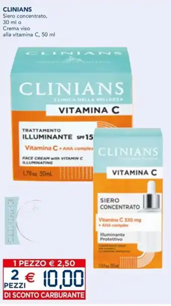Esselunga Clinians 30 ml o 50 ml offerta