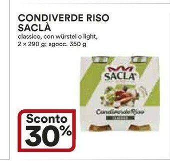Coop Saclà Conserve offerta