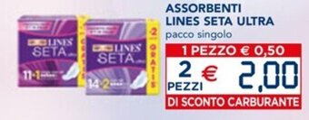 Esselunga Lines Seta Ultra Assorbenti offerta