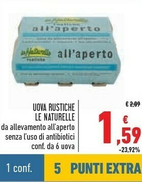 Conad Superstore Le Naturelle Uova offerta