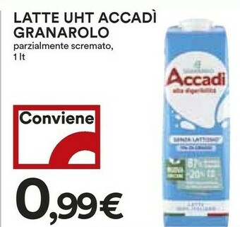 Coop Accadì Latte Granarolo offerta