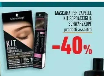 Conad Superstore Schwarzkopf Mascara Per Capelli, Kit Sopracciglia offerta