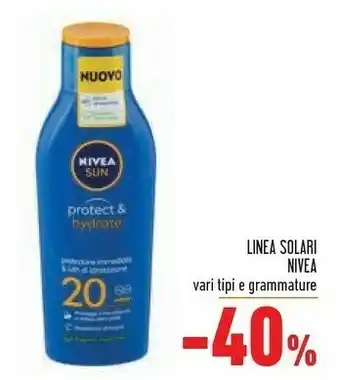 Conad Superstore Nivea Linea Solari Protect & Hydrate offerta