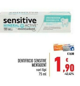 Conad Superstore Mentadent Dentifricio offerta