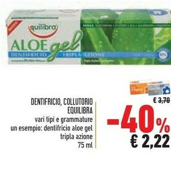 Conad Superstore Equilibra Dentifricio offerta