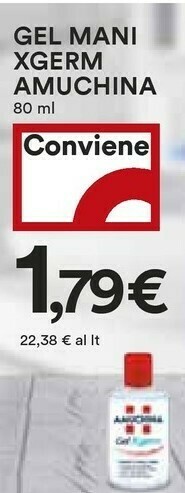 Coop Amuchina Cura del corpo offerta