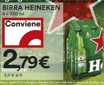 Coop Heineken Birra offerta
