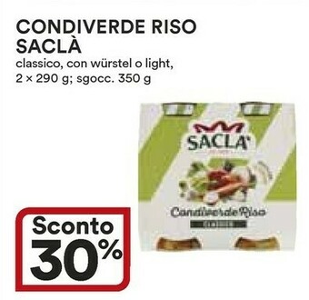 Coop Saclà Conserve offerta
