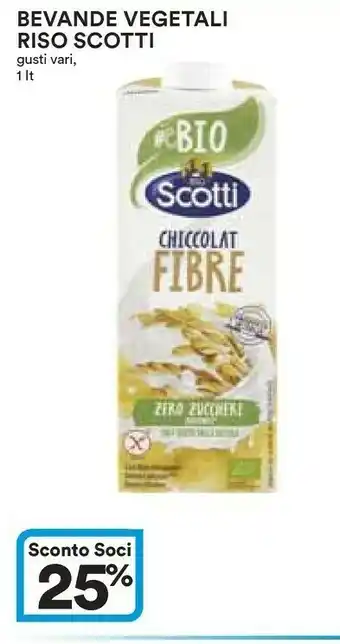 Coop Scotti Scotti Bevande Vegetali Riso offerta