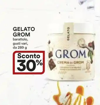 Coop Grom Grom Gelato Barattolo offerta