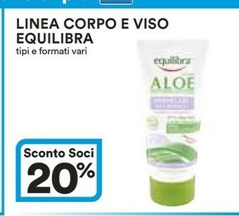 Coop Equilibra Linea Corpo E Viso Tipi E Formati Vari offerta