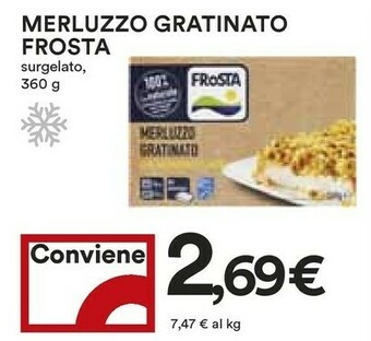 Coop Frosta Filetti di merluzzo offerta