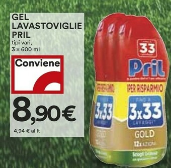 Coop Pril Detersivo lavastoviglie offerta