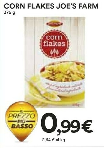 Coop Joe's farm Corn flakes offerta