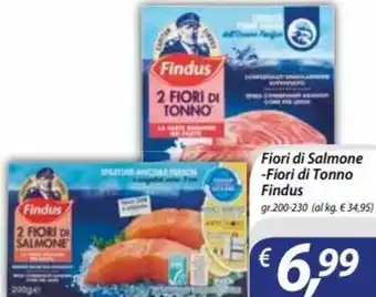 DiMeglio Findus Fiori di Salmone Fiori di Tonno gr. 200-230 offerta