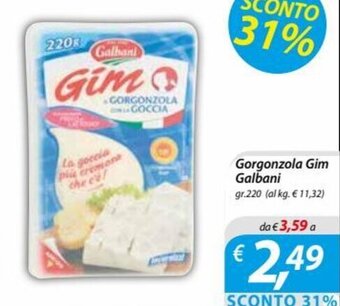Galbani Gorgonzola Gim gr. 220
