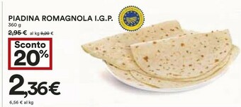 Coop Piadina romagnola Piadine offerta