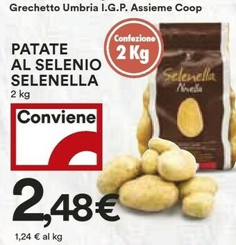 Coop Selenella Patate offerta
