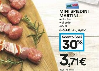 Coop Martini Spiedini offerta