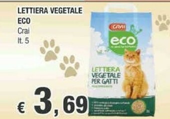 Crai Lettiera per gatti offerta