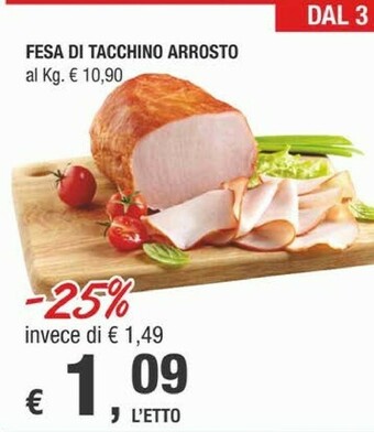 Crai Fesa di tacchino offerta