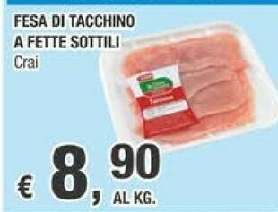 Crai Tacchino offerta