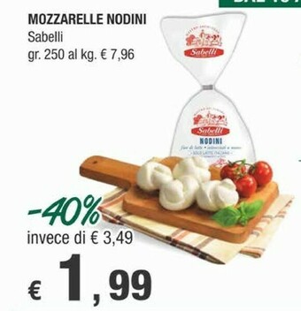Crai Sabelli Mozzarella offerta