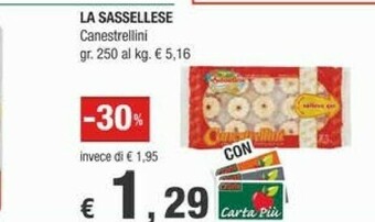 Crai La sassellese Frollini offerta